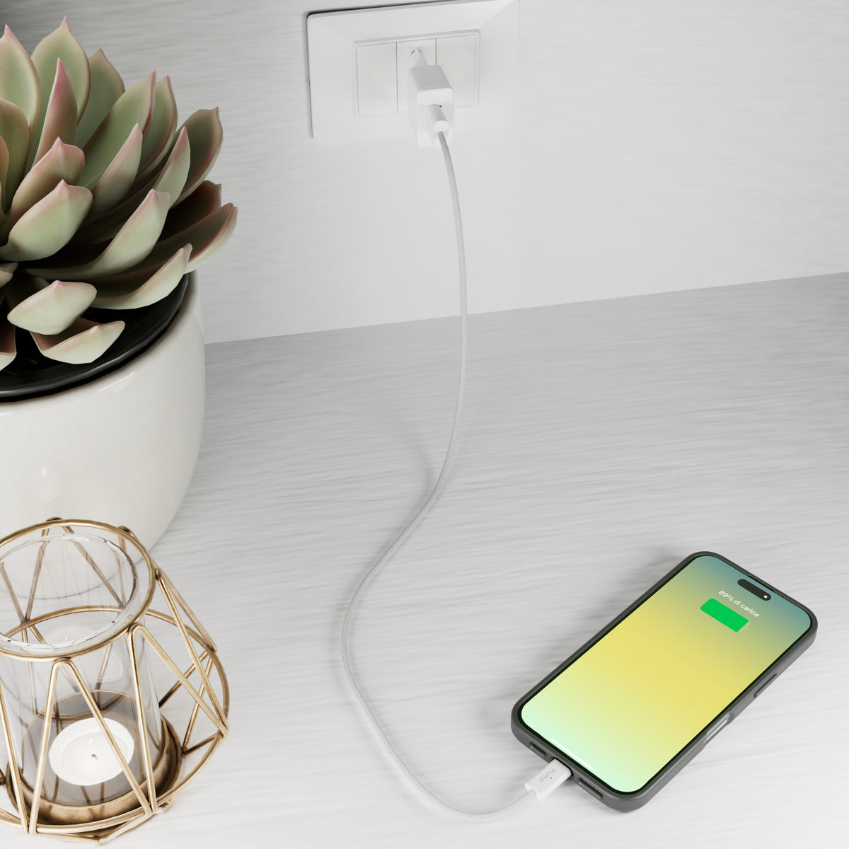 Câble de Chargement et de Synchronisation Fabrik 2.0 USB-A - USB-C