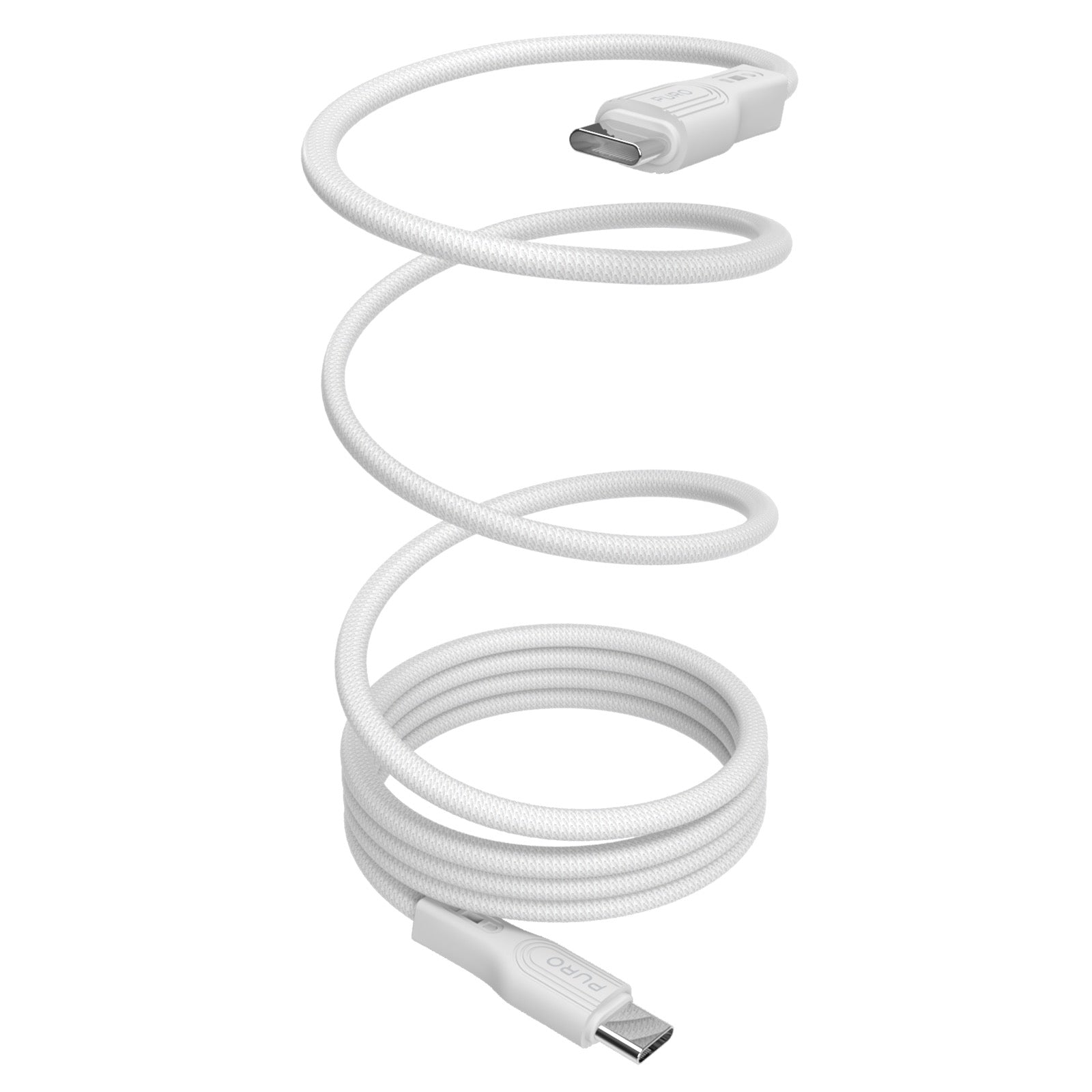 Câble enroulable magnétique USB-C vers USB-C, 1 m