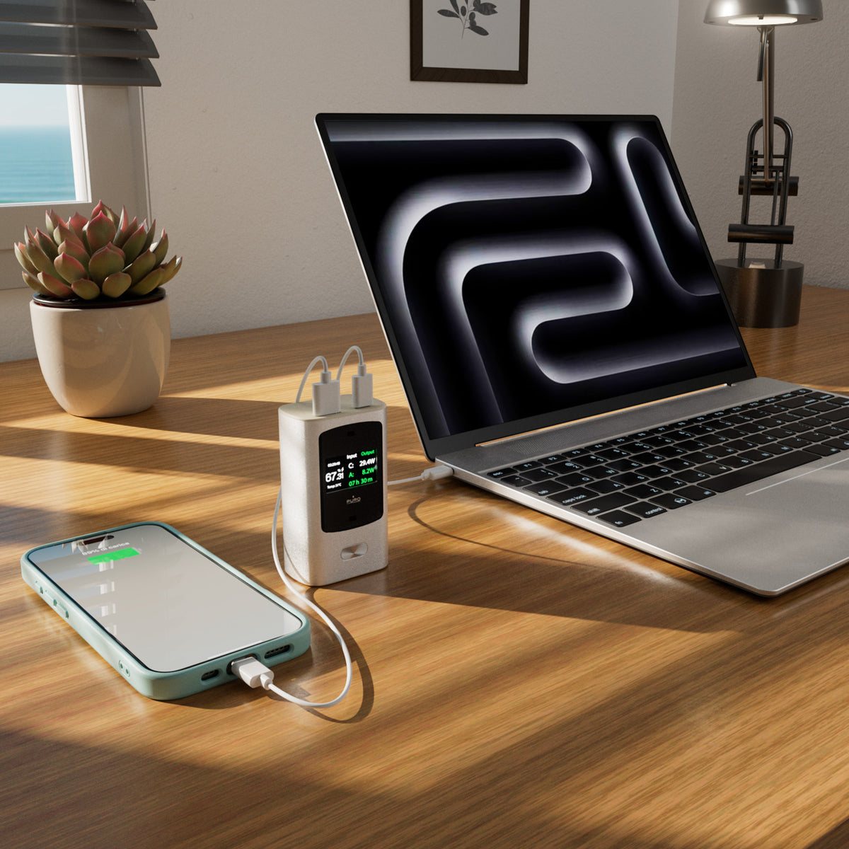 Power Bank con display 10000 mah 45w