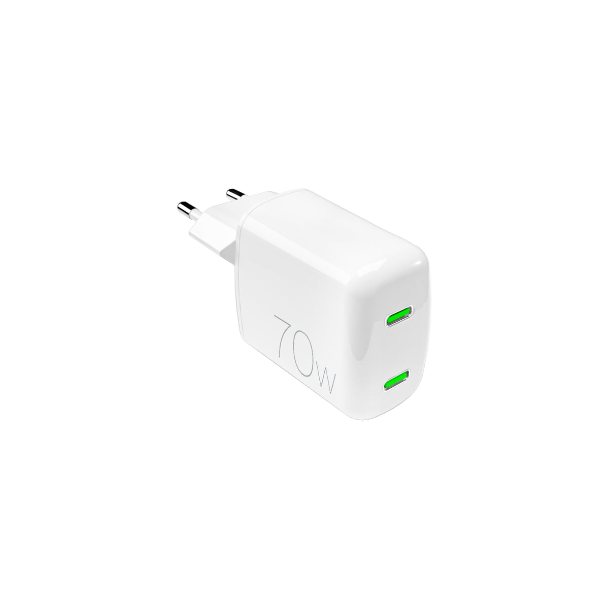 MiniPro 70W Wall Charger with GAN Technology: 2 USB-C Ports