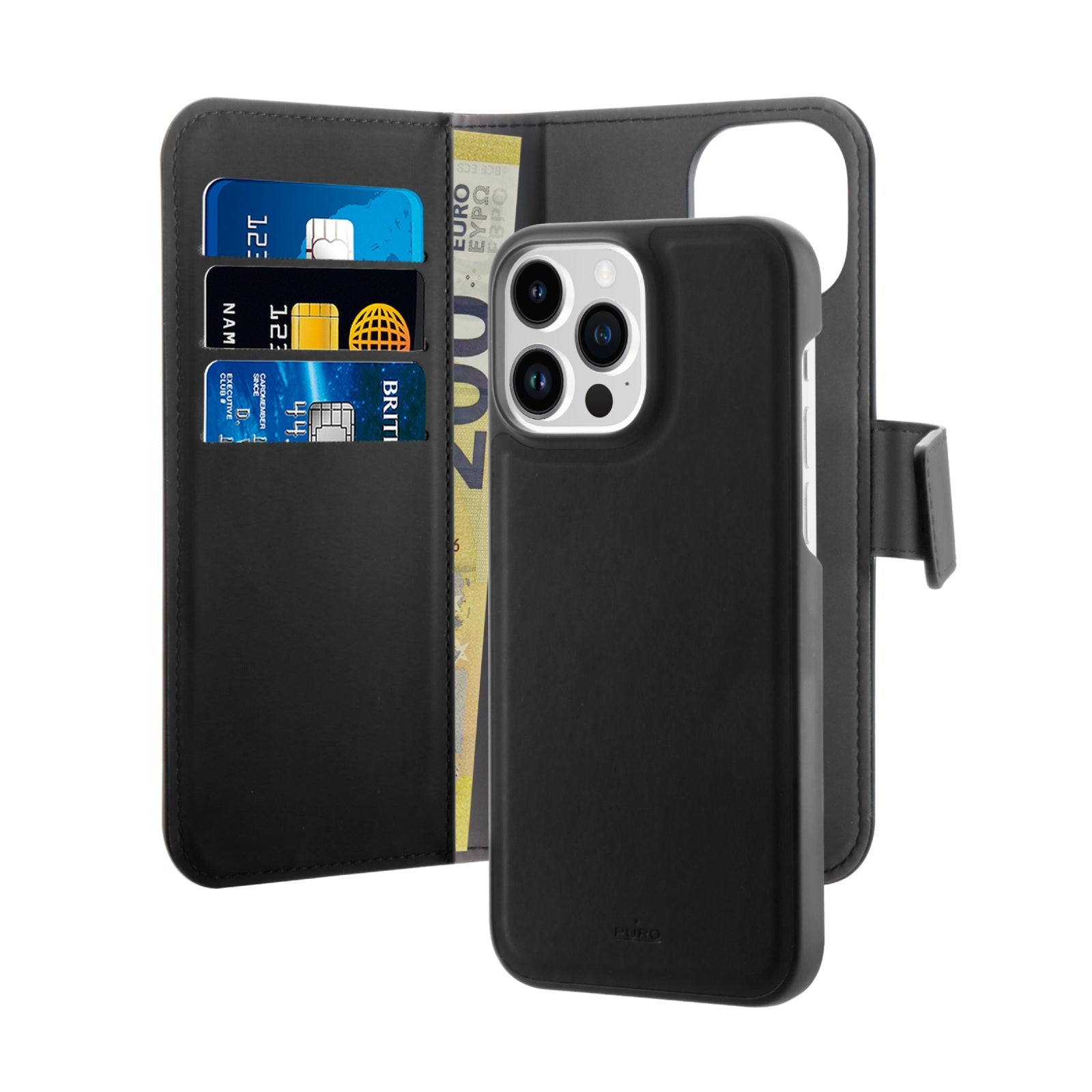 Custodia Wallet MagSafe Detachable per iPhone 14 Pro Max