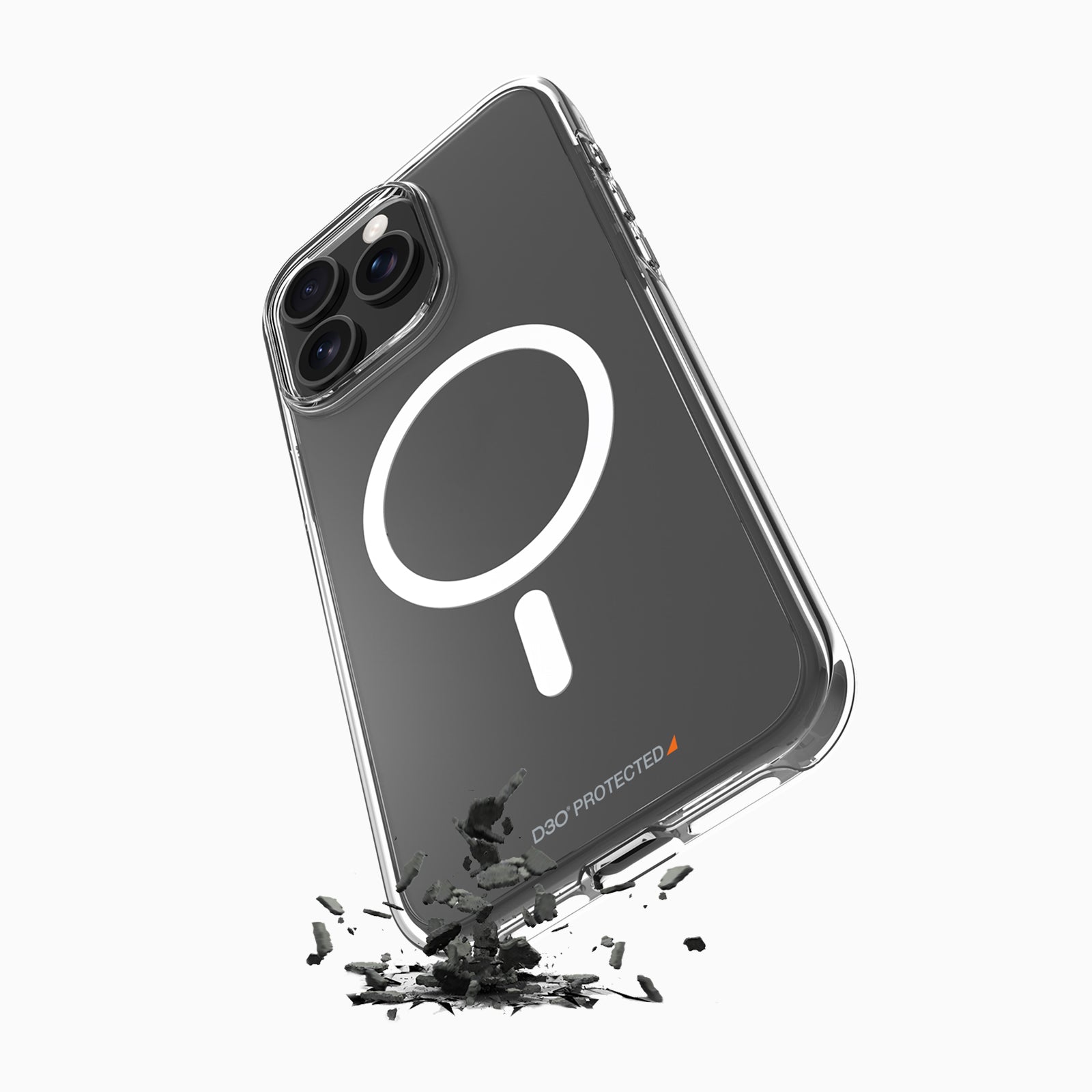 Cover Impact Clear D3O® Bio for iPhone 15 Pro Max
