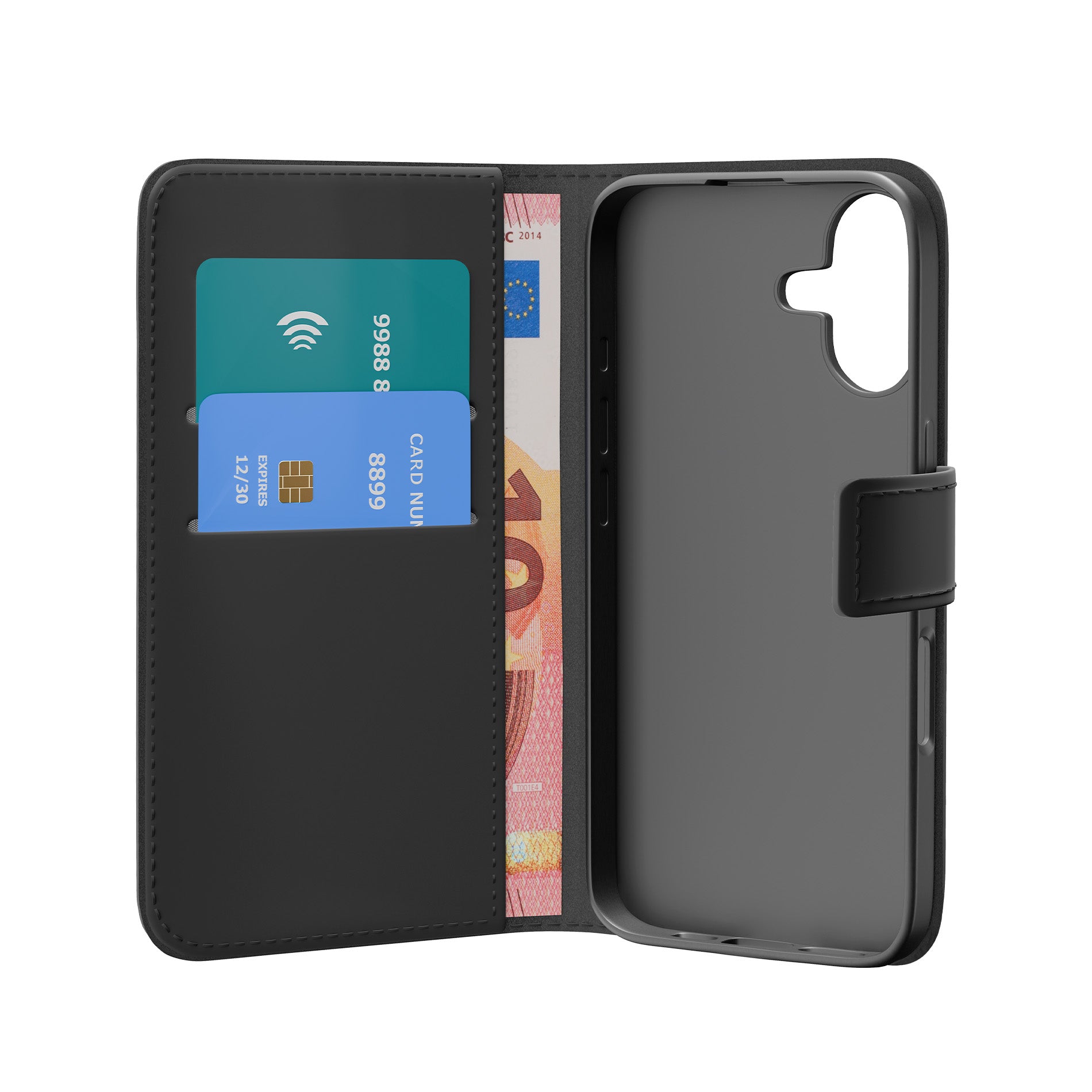 Custodia Wallet Stand per iPhone 17 Pro