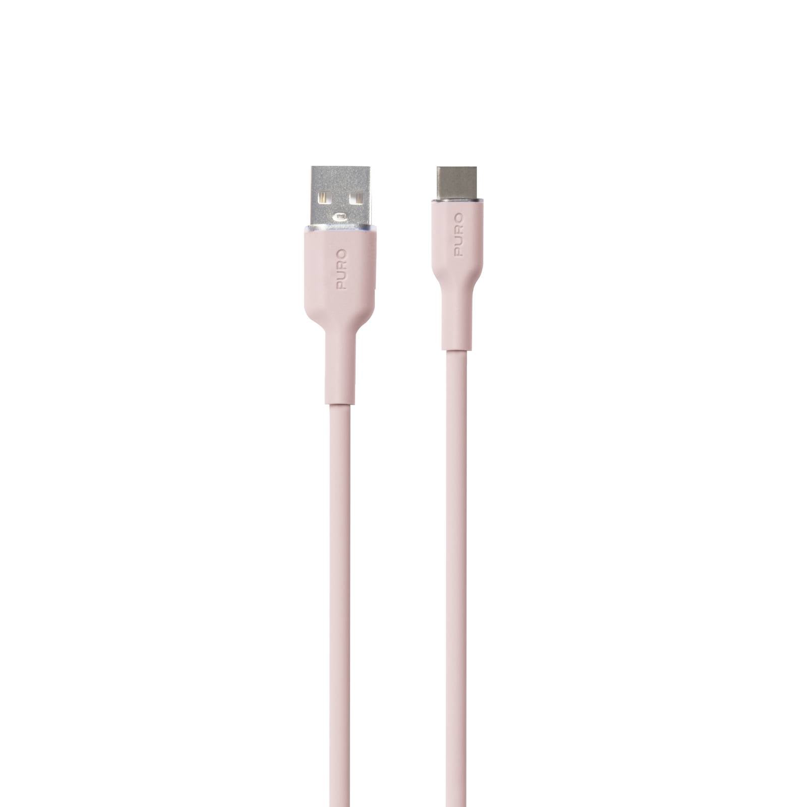 Charging and synchronization cable SOFT from USB-A to USB-C 1,5m