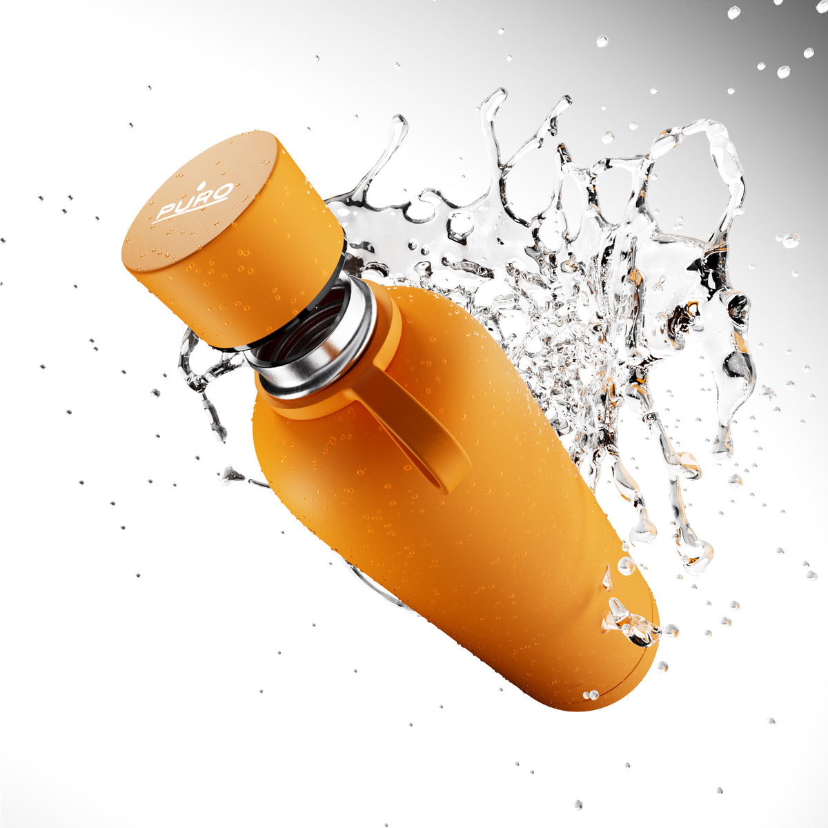 Borraccia “Hydro 10” termica ermetica da 1000ml, in acciaio inossidabile con finish soft-touch