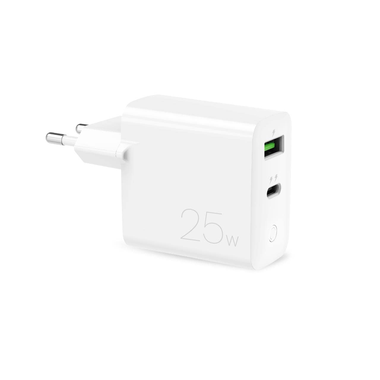 Wall Charger one port USB-A and one USB-C 25W