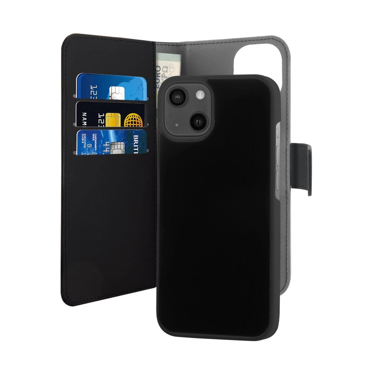 Coque 2 en 1 Wallet Détachable pour iPhone 13 Pro