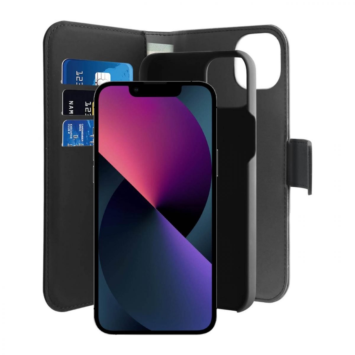 Coque 2 en 1 Wallet Détachable pour iPhone 14 Plus