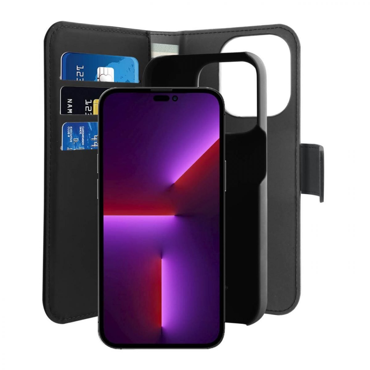 Étui Wallet Detachable pour iPhone 14 Pro