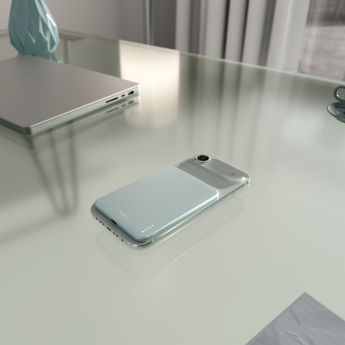 “Lite Slim Power Mag” 3,000mAh magnetic powerbank compatible with MagSafe