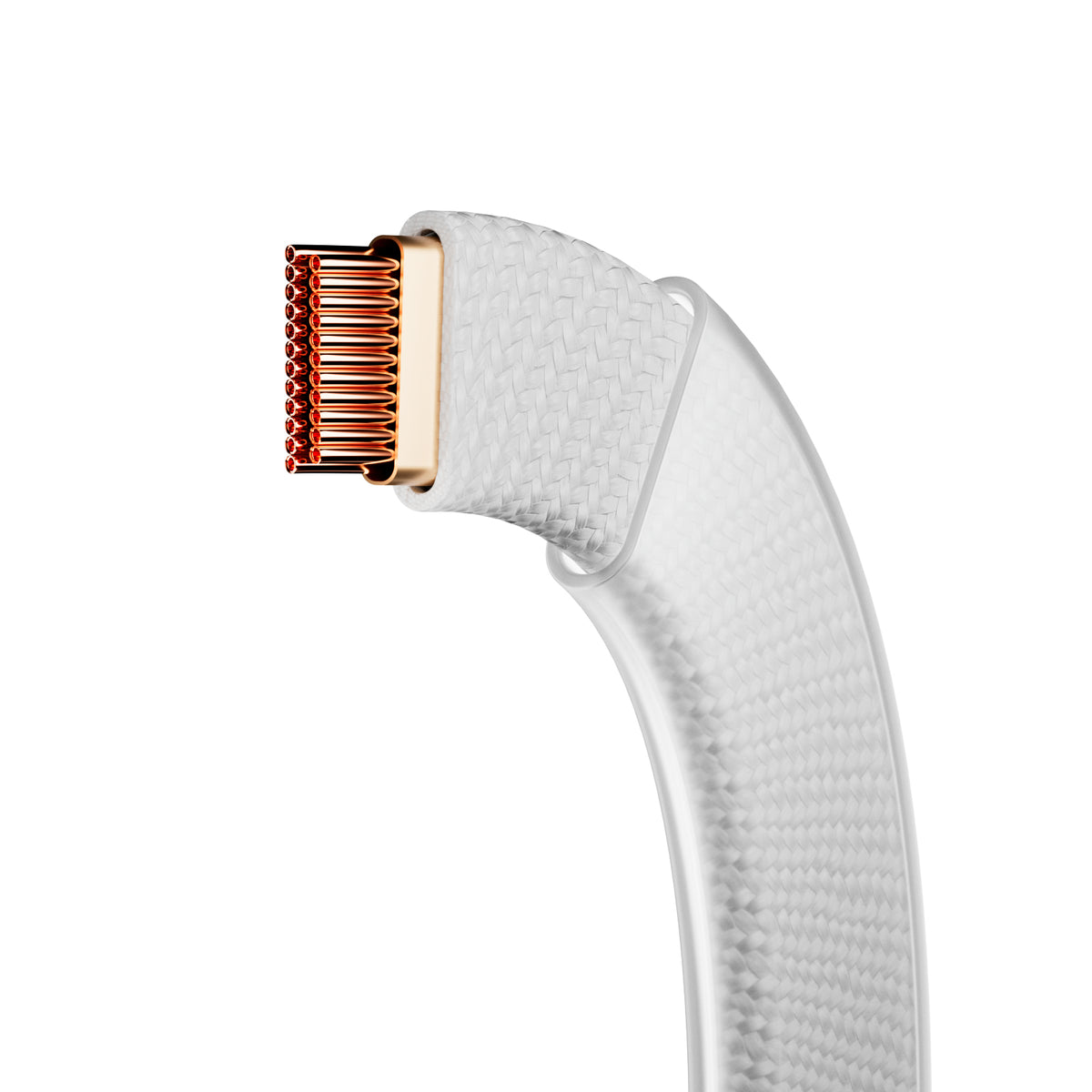 Cavo slim in tessuto intrecciato, da USB-C 2.0 a USB-C 2.0, 1m