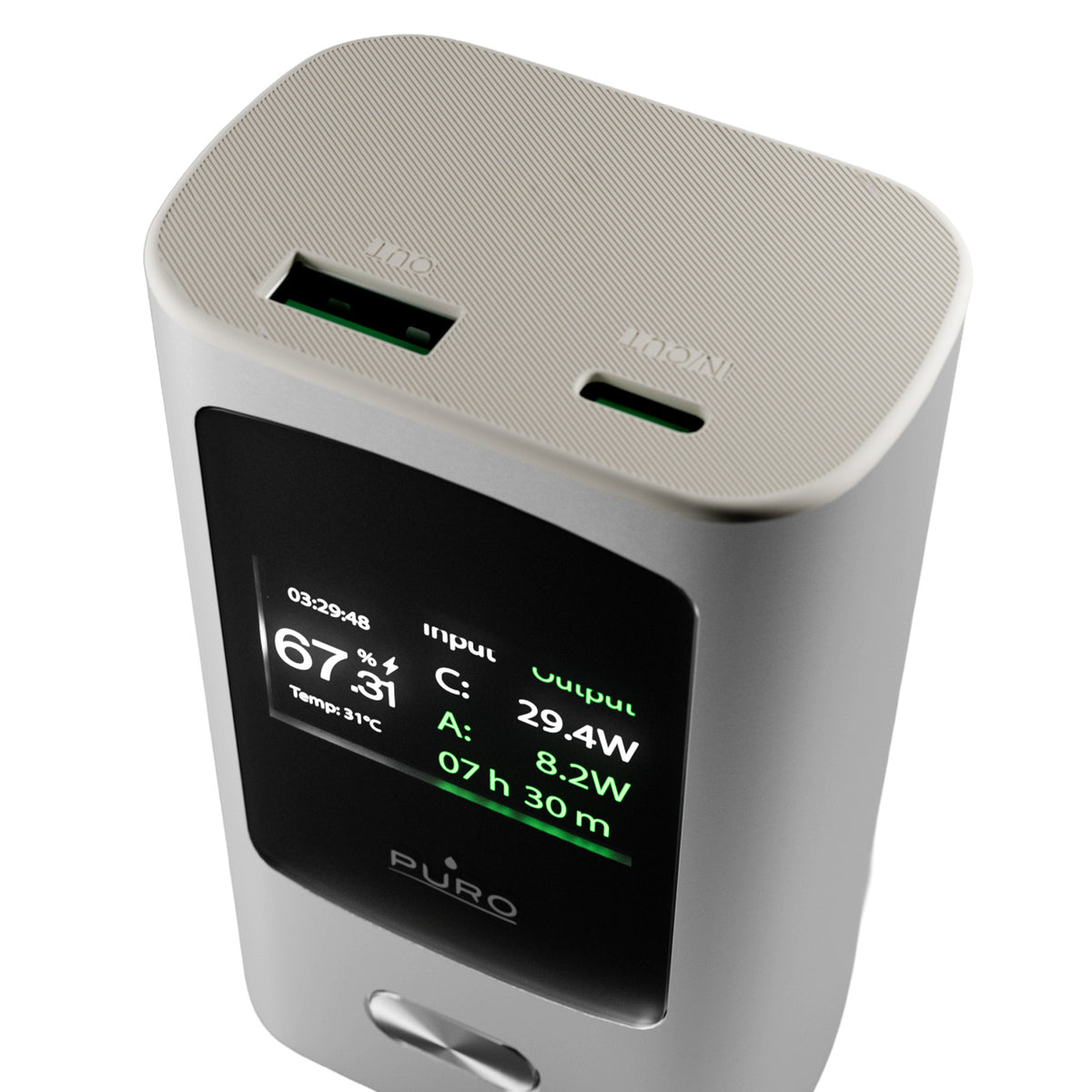 Power Bank con display 10000 mah 45w