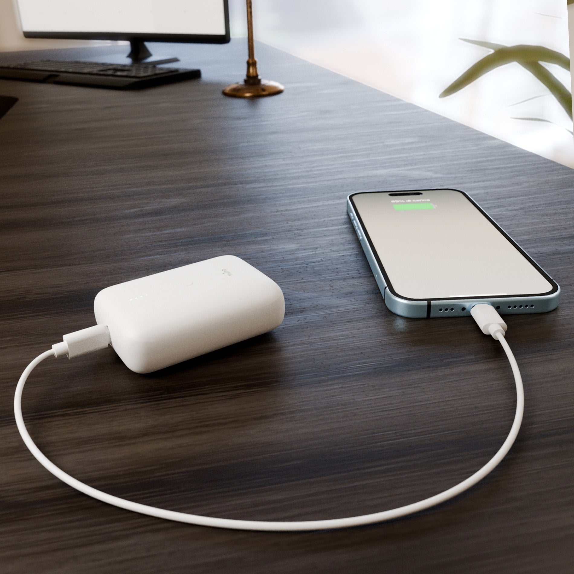 Mini Power Bank "Power Mini 10" 10000mAh USB-A e USB-C