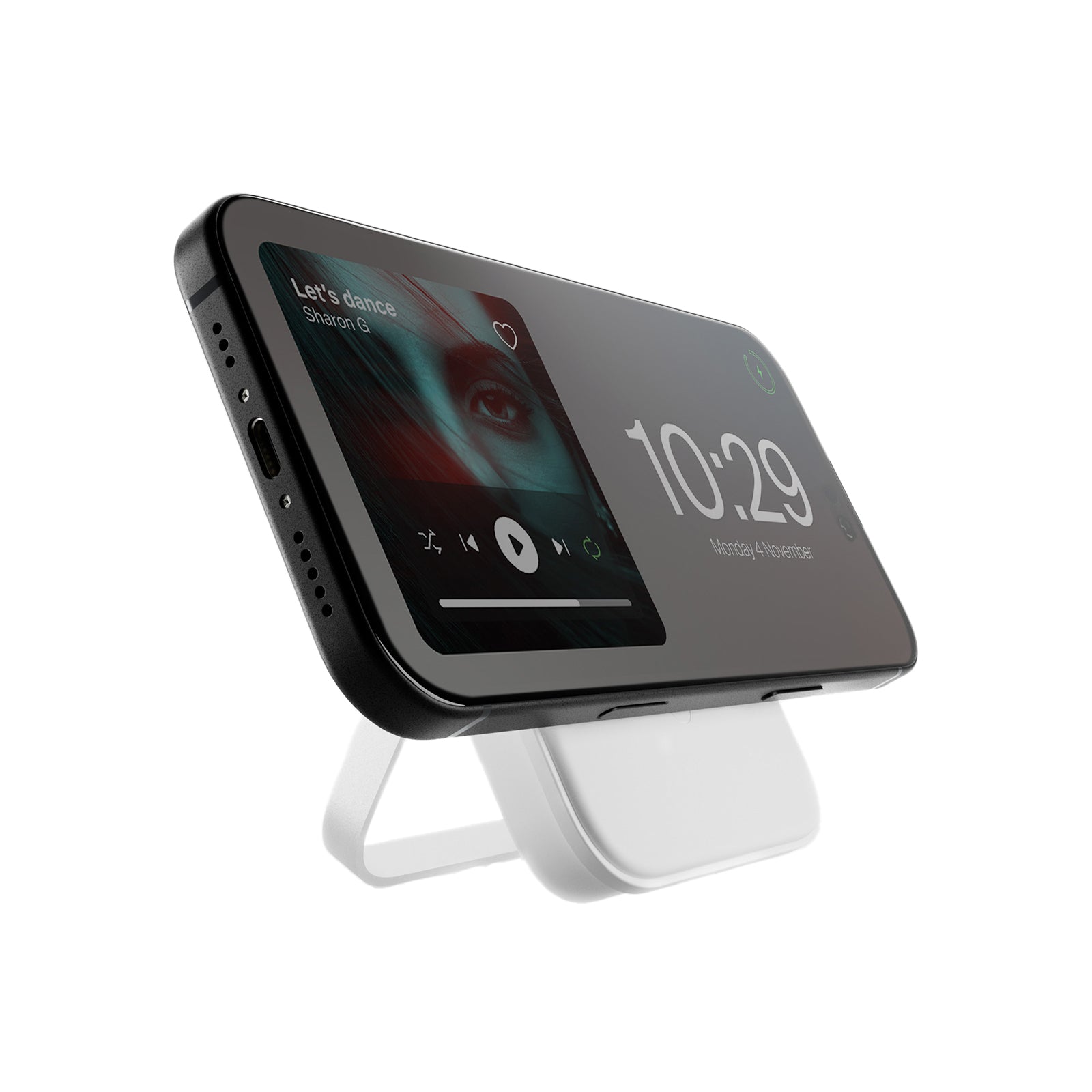 Power Bank 5000 mAh con stand compatibile con MagSafe