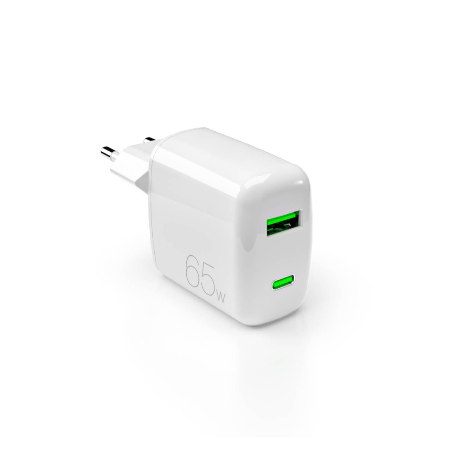 Wall Charger MiniPro 65W USB-C and USB-A – GaN Technology