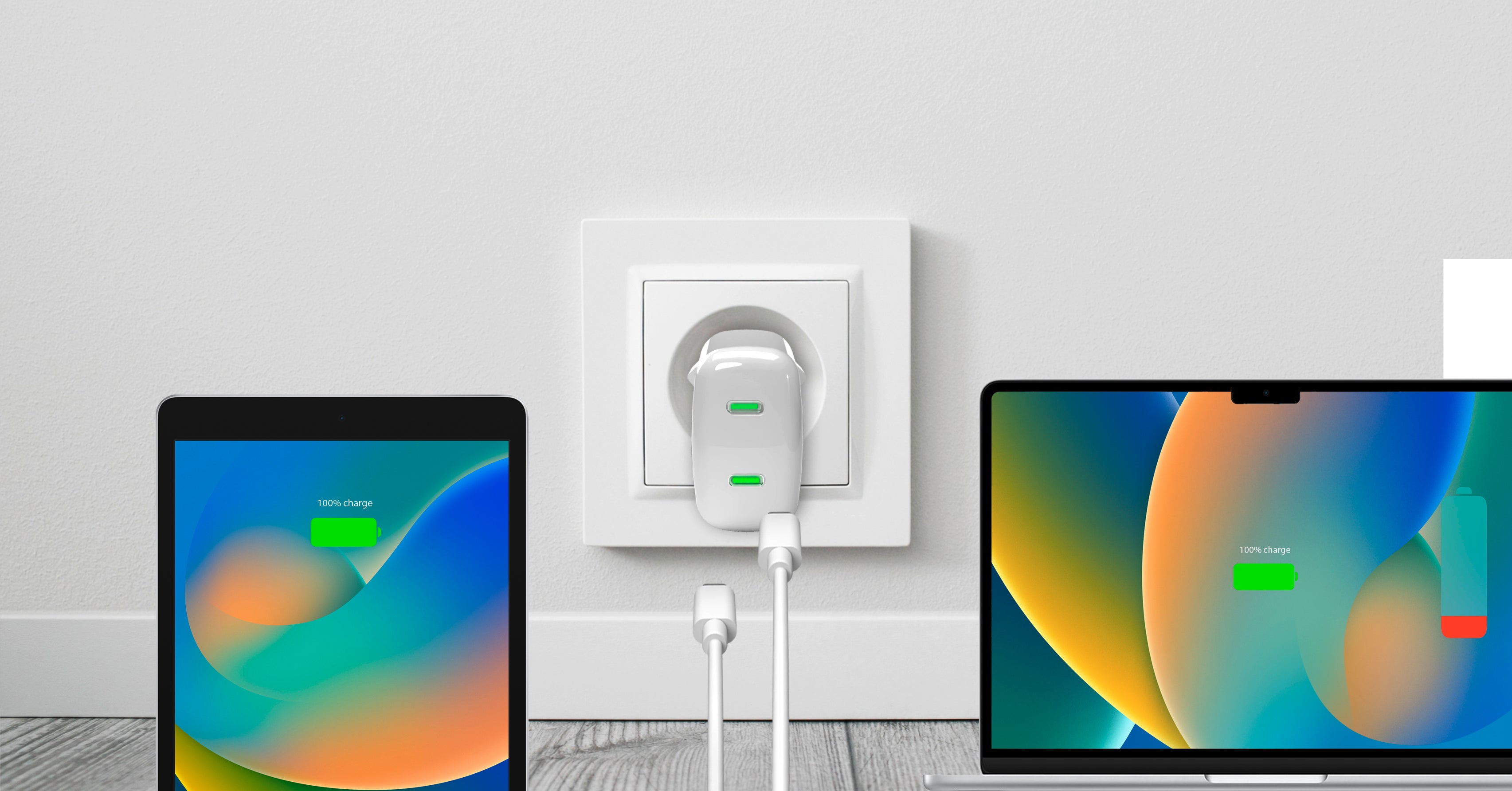 MiniPro 35W Dual USB-C Wall Charger - GaN Technology