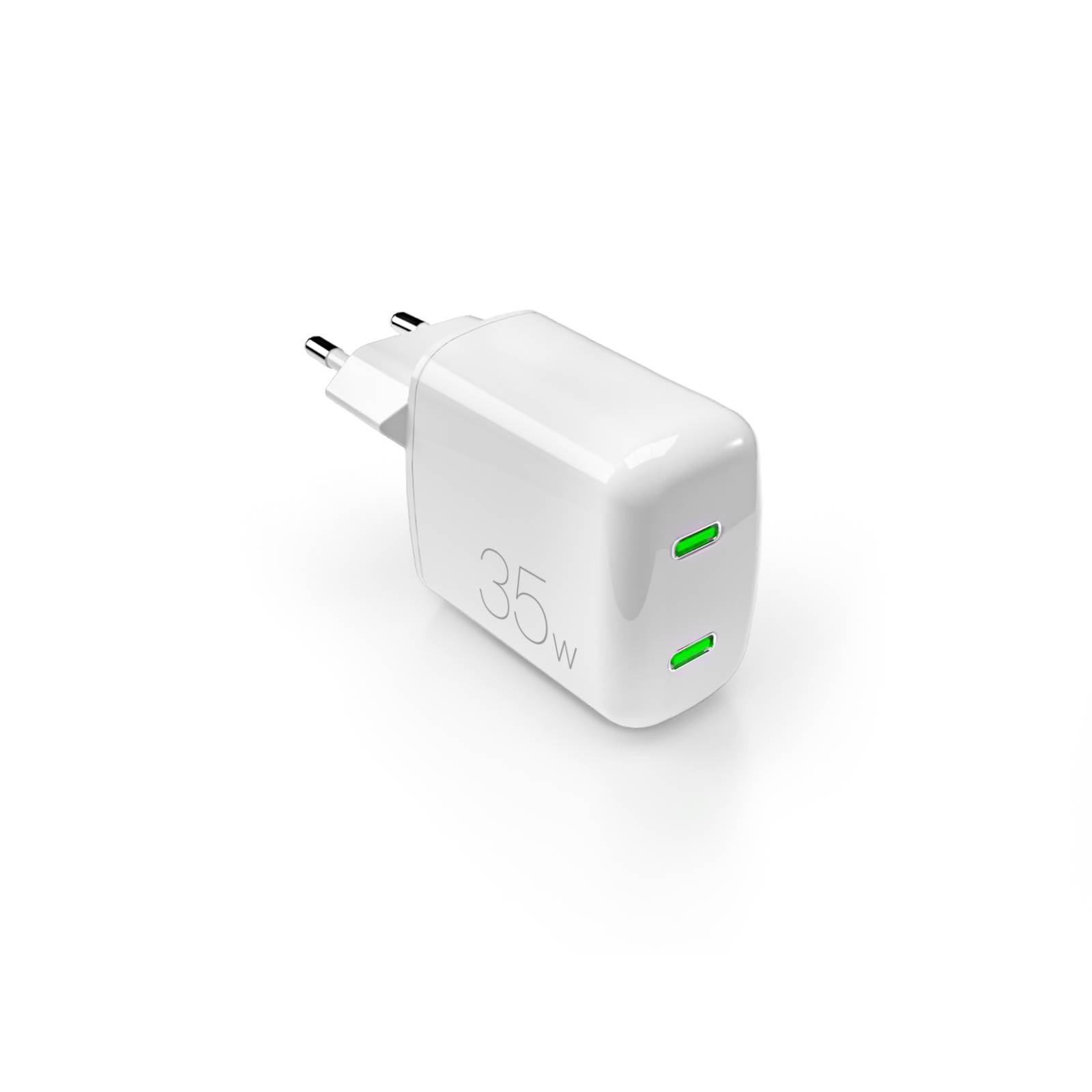 MiniPro 35W Dual USB-C Wall Charger - GaN Technology