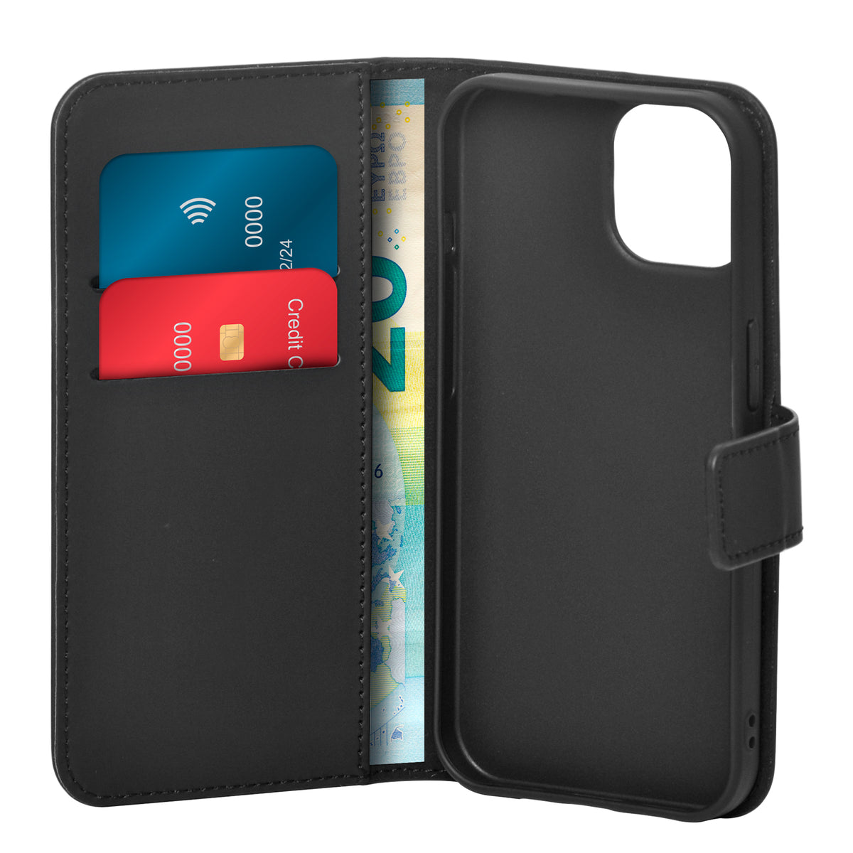 Wallet Stand Case for iPhone 15