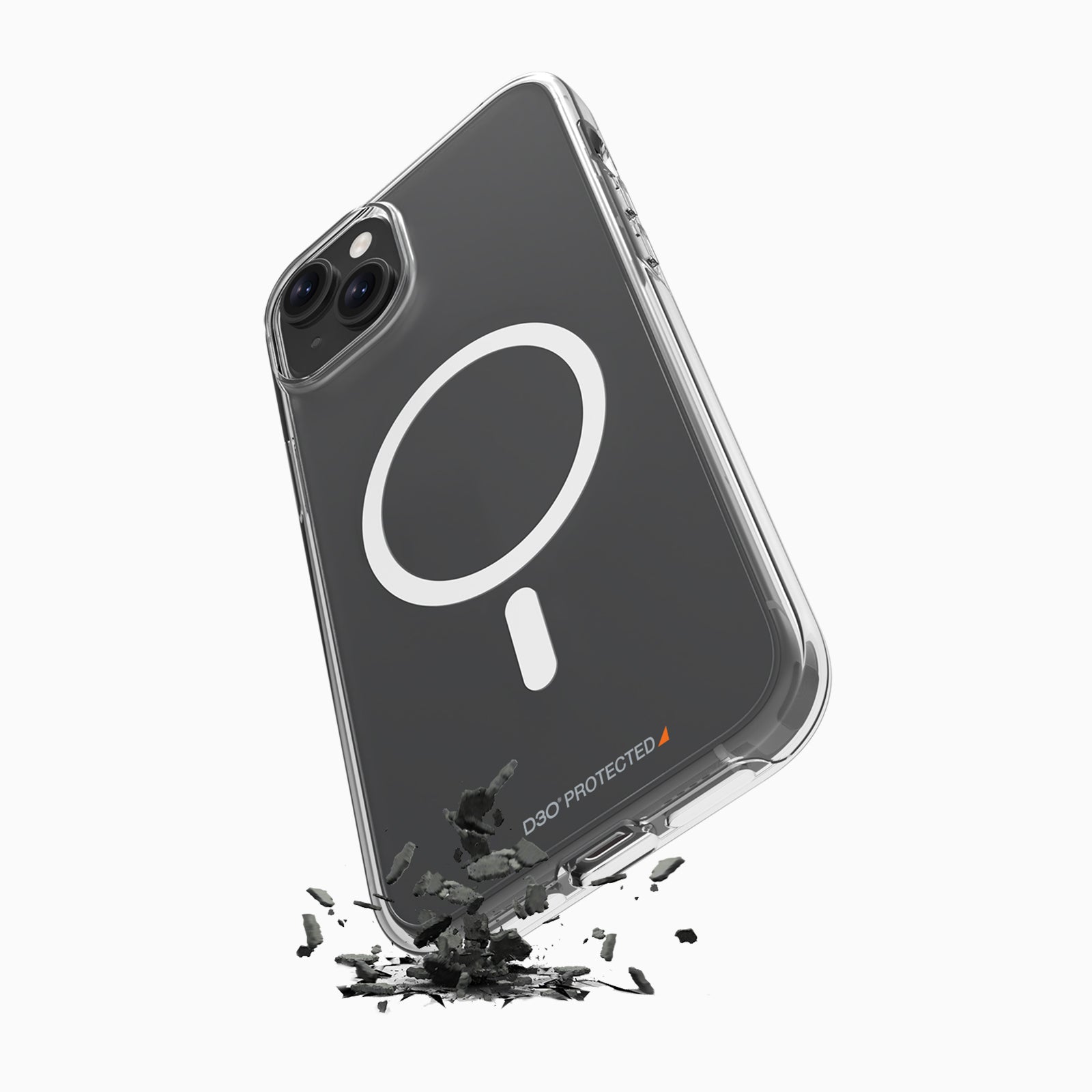 Cover Impact Clear D3O® Bio per iPhone 15 Plus