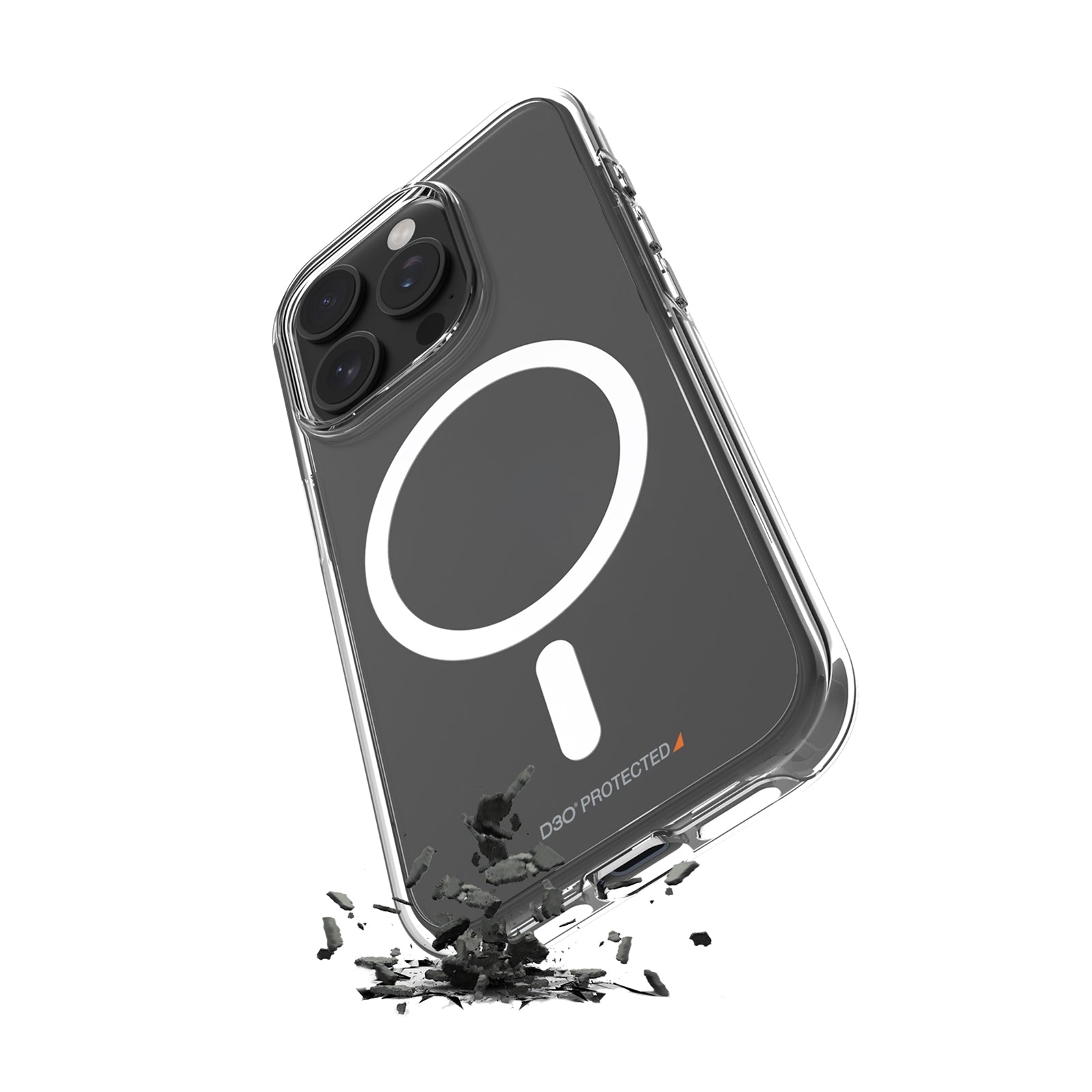 Cover Impact Clear D3O® Bio pour iPhone 15 Pro