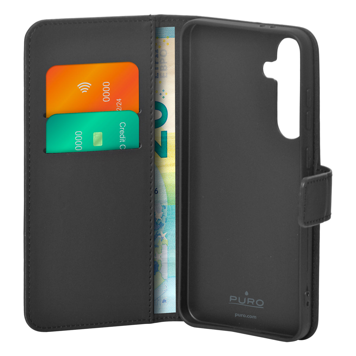 Wallet Stand Case for Samsung S24 FE