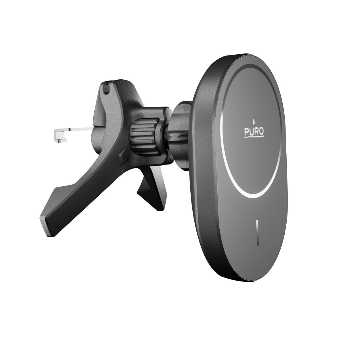 Power Mag Holder magnetic car mount with Qi2 wireless charging