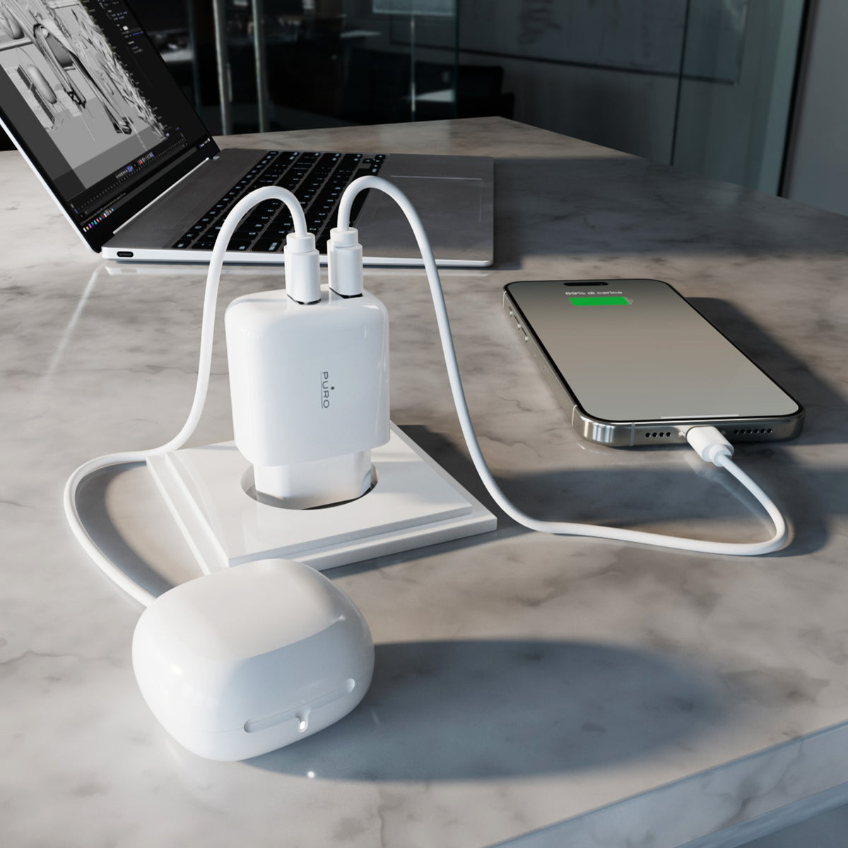 Chargeur mural DAILY 2 USB-A, 10 W