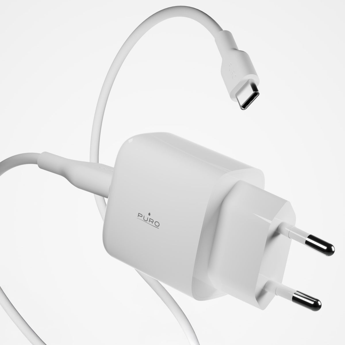 Power kit: Daily 1 port USB-A charger + USB-A to USB-C cable