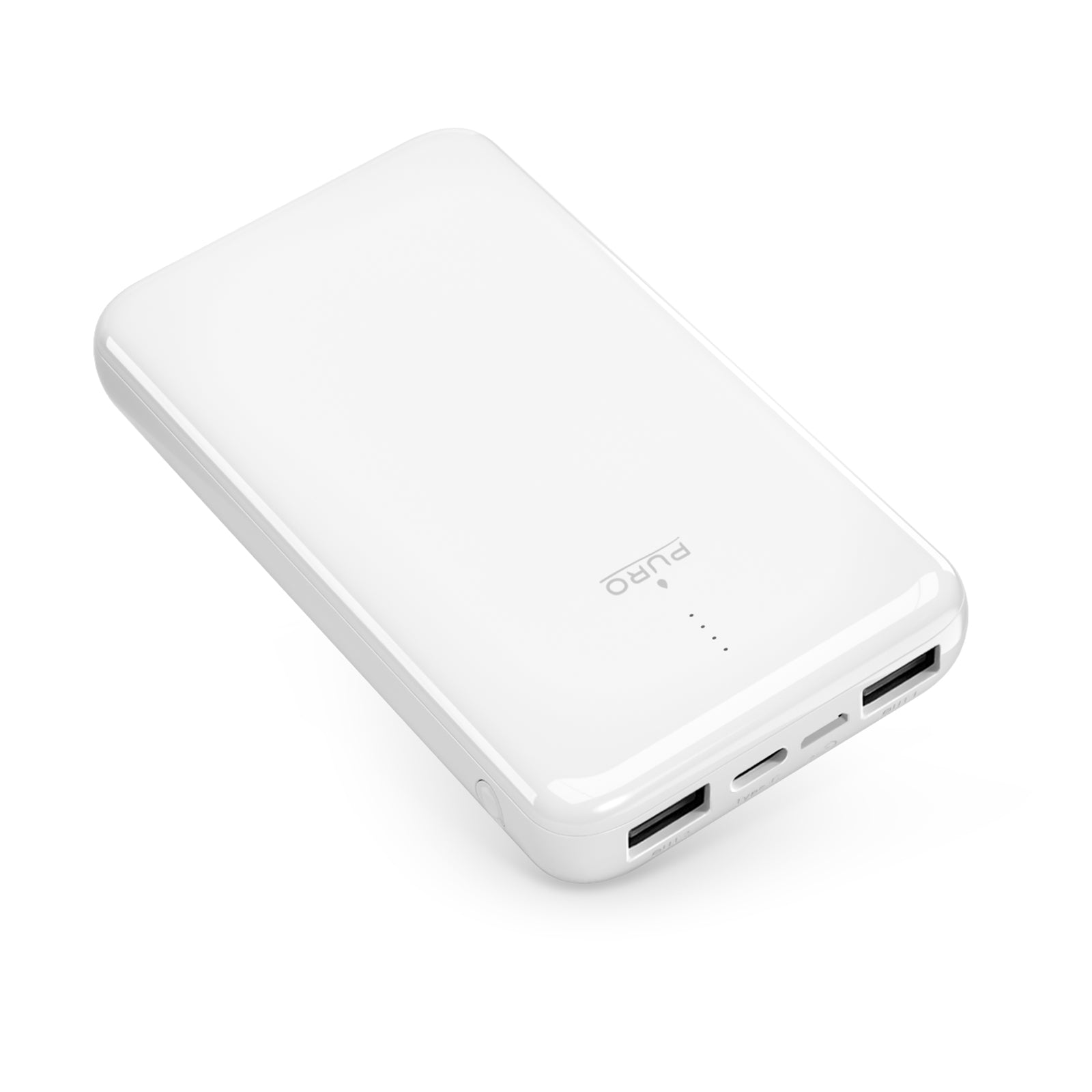 USB-C + 2 USB-A Power Bank 10000mAh Fast Charge - câble inclus