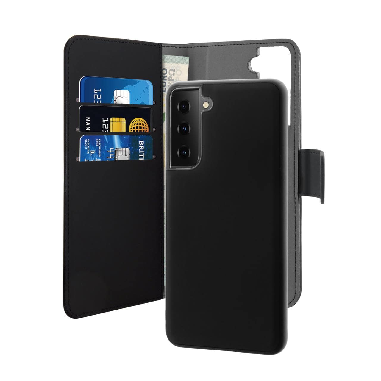 Coque Wallet Detachable pour Samsung Galaxy S21 FE